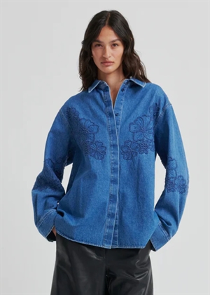 Cornelia denim skjorte Blue Denim Second Female 